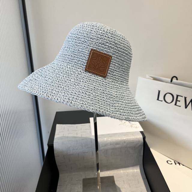 Loewe New Straw Hat, Sun Hat For Beach, Head Circumference 57Cm