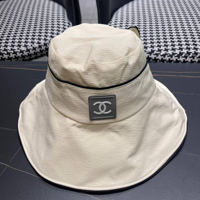 Chanel New Mini Chanel-Style Foldable Fisherman's Hat, Unique Petal Design ~ Ret