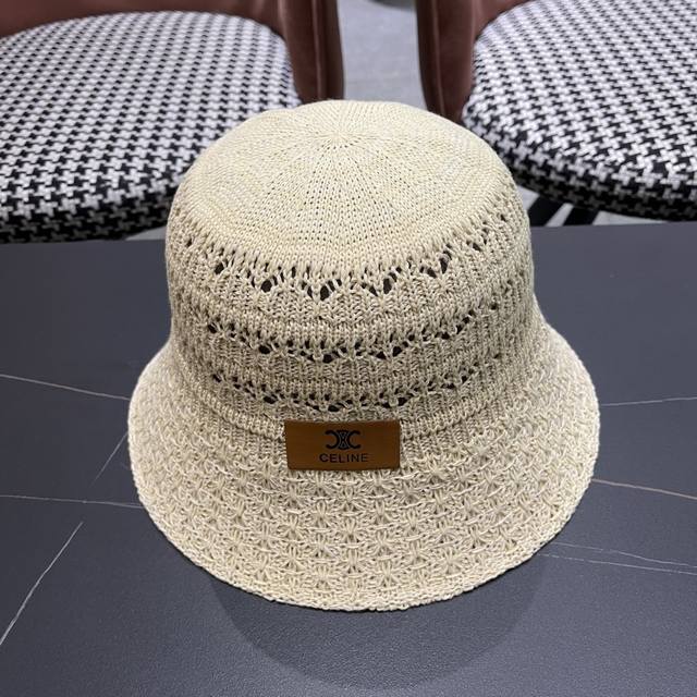 Celine Star-Style Lace-Up Fisherman's Hat For Women, Spring/Summer Lightweight B
