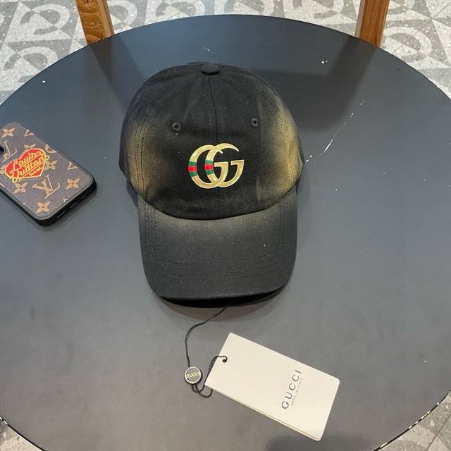Gucci Collaboration Baseball Cap, Gucci Official New Arrival, Baseball Cap, Orig