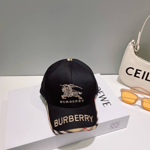 Comes With A Dust Bag. Burberry 3D Embroidered Baseball Cap, Original Design, Be