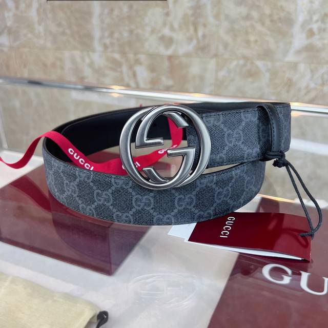 Double G Buckle Belt 774153 92Tit 1000 The Interlocking Double G Buckle With Rut