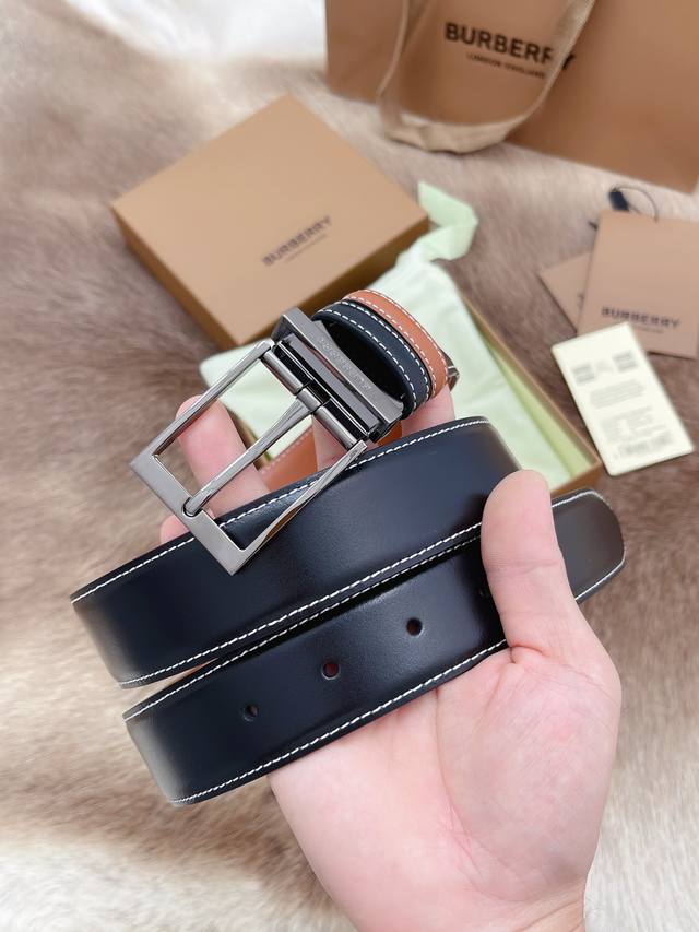 Burberry Men's Belt, Trade Company Order For Export To Italy, Authentic Size 3.5