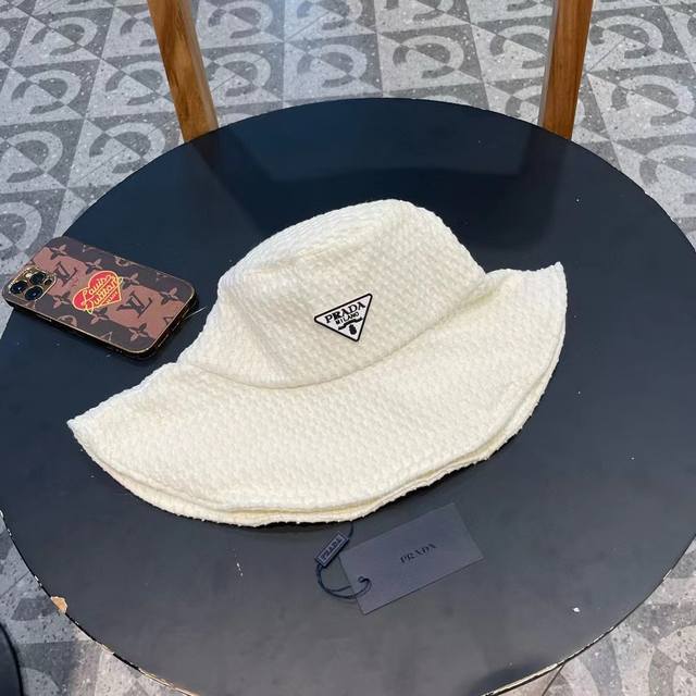 Prada New Season Duckbill Hat, Uv Protection Sun Hat, Face-Flattering Polka Dot