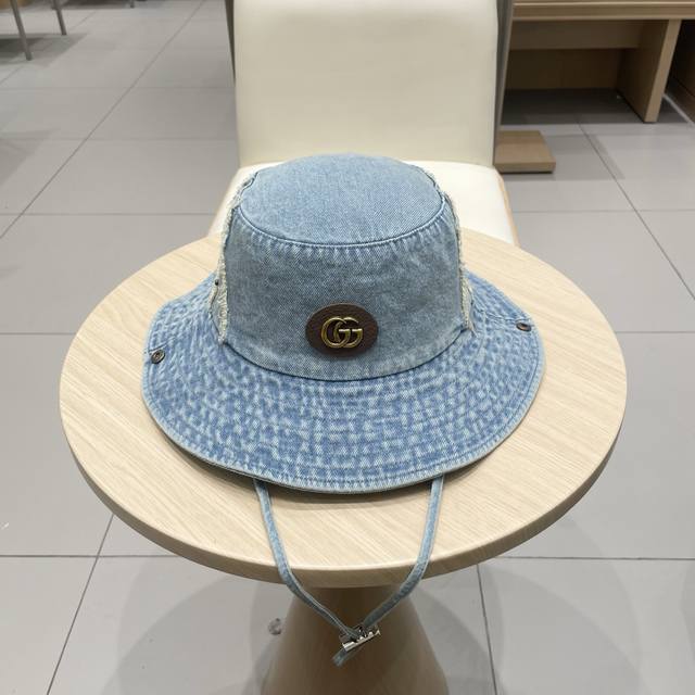 Gucci American Retro Western Cowboy Fisherman's Hat For Women 2025 New Arrival,