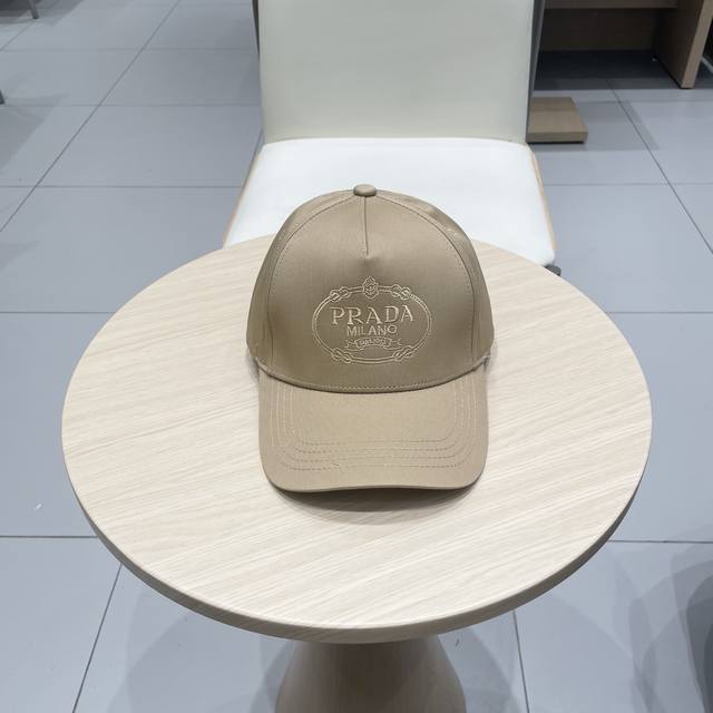 Prada New Arrival Baseball Cap, Unisex Duckbill Hat