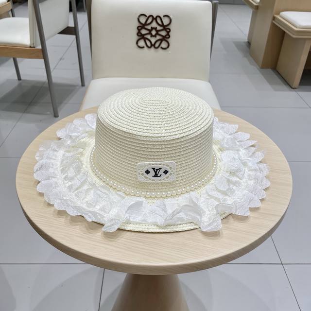 Louis Vuitton Louis Vuitton High-Quality Japanese-Style Elegant Pearl Lace Trim