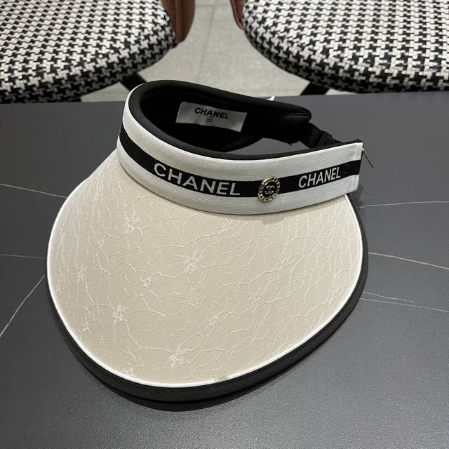 Chanel Sun Hat For Women, Summer Korean-Style Uv Protection Outdoor Cycling Fash