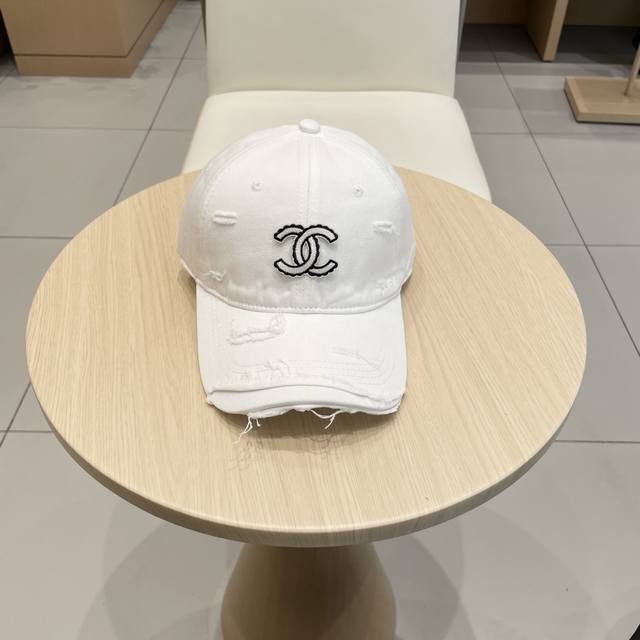 Chanel Korean-Style New Hat, Spring/Summer Unisex Baseball Cap, Sun-Protective H