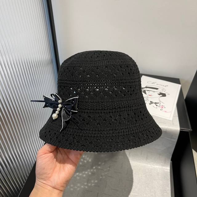 High-Volume Miu Miu ~ New Knit Lace-Up Hand-Crocheted Fisherman's Hat. The Hand-