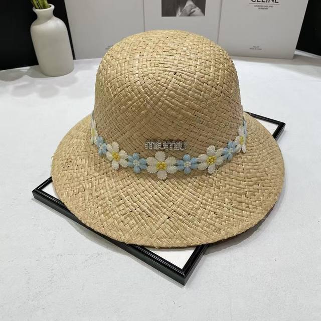 Running Quantity Miumiu ~ Summer Is Here! Beach Vacation-Style Straw Hat, Perfec