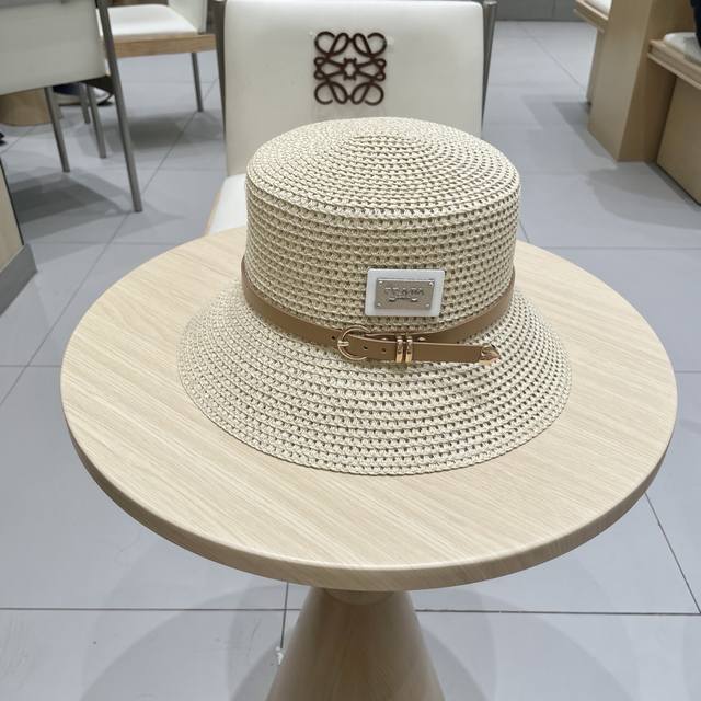 Prada Straw Bucket Hat, Lace-Up Ceremonial Hat, Head Circumference 57 Cm