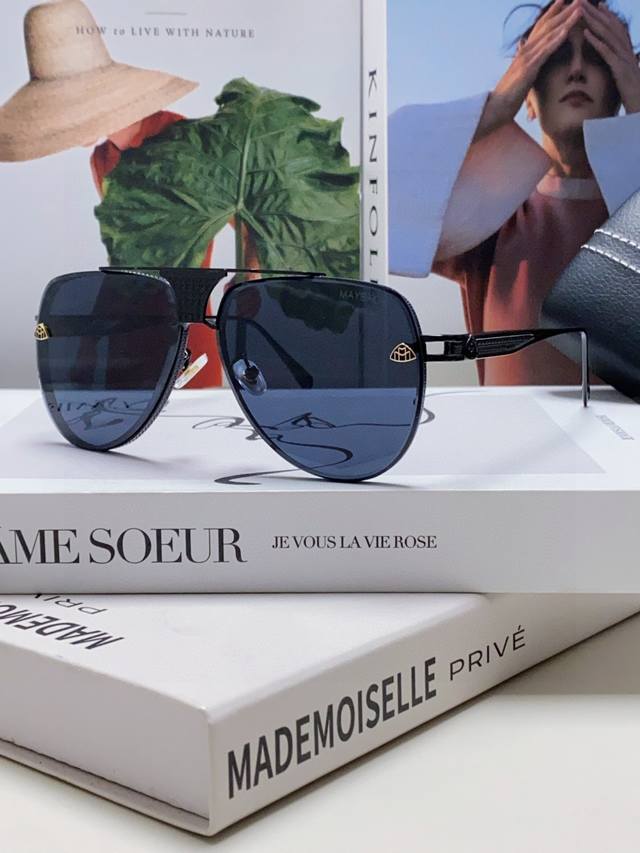 Maybach Frog-Eye Sunglasses For Men Maybac Machone Size: 58-17-145