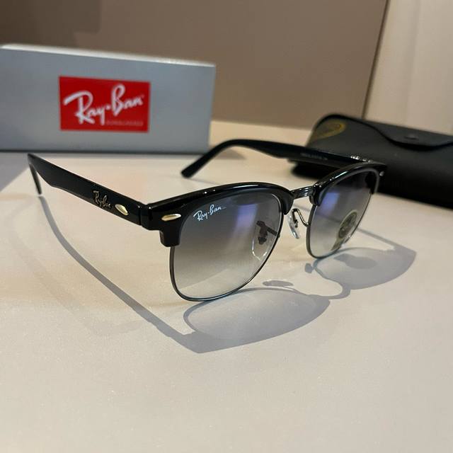 Ray-Ban Trendy Men's And Women's Street-Style Sunglasses, Lightweight And Comfor