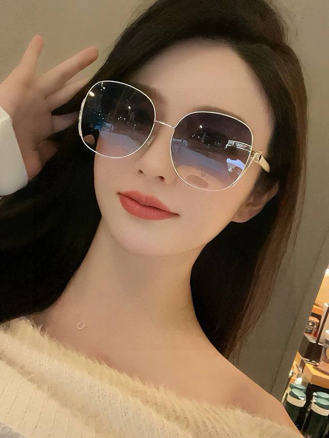 Lv Sunglasses, Trendy Official Website Model Same Style, Four-Leaf Clover Elegan