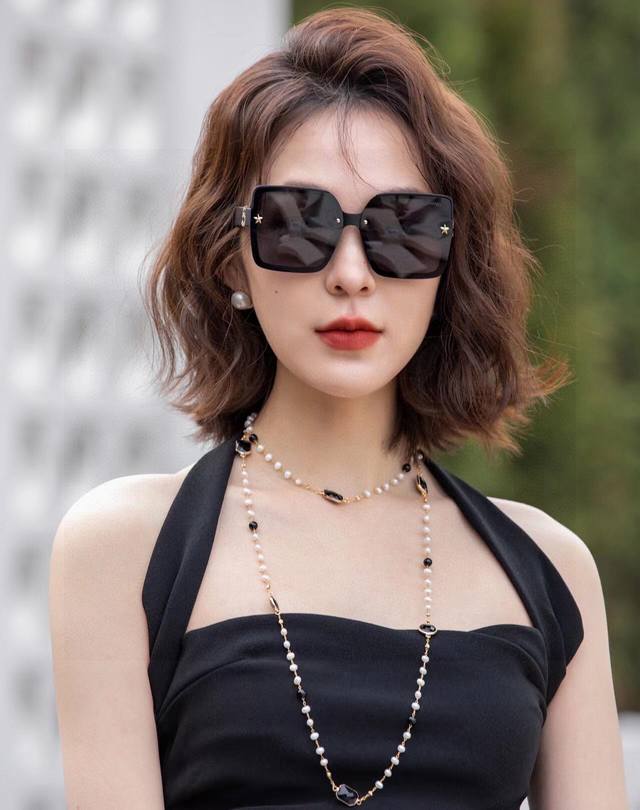 Chanel 2025 New Spring Collection Trendy Bestseller Fashionable Square-Frame Sun