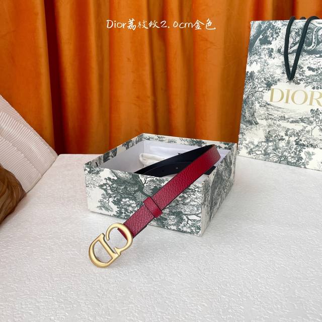Dior This Saddle-Style Belt Is A Classic Accessory. Crafted From Grained Cowhide