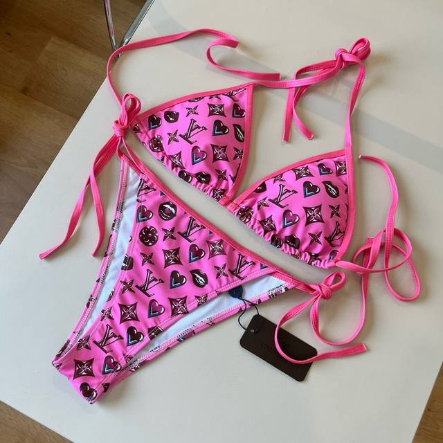 Lv Louis Vuitton Official New Swimsuit Bikini, High-End Custom-Made, S M L Xl