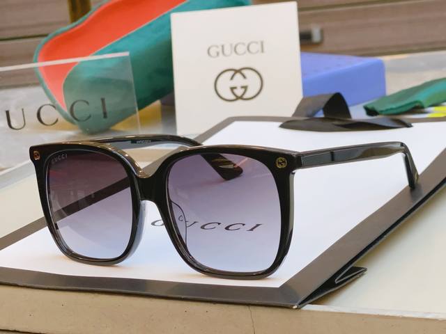 In Stock: Gucci Gg0022Sa Small Bee Logo, High-End Model With High-Definition Len