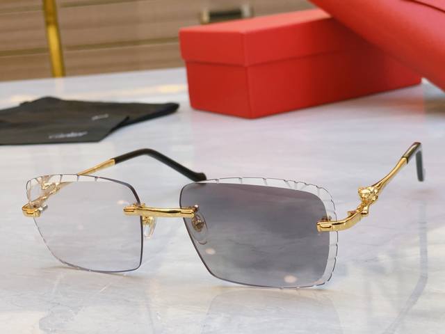 Photochromic Lenses Sunglasses, Cartier New Sunglasses, Ct0093O, Size: 59Mm 17-1