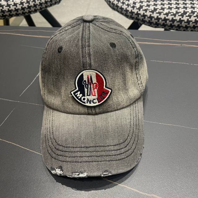 Spring/Summer New Arrival Moncler Denim Baseball Cap, Young And Fashionable Colo