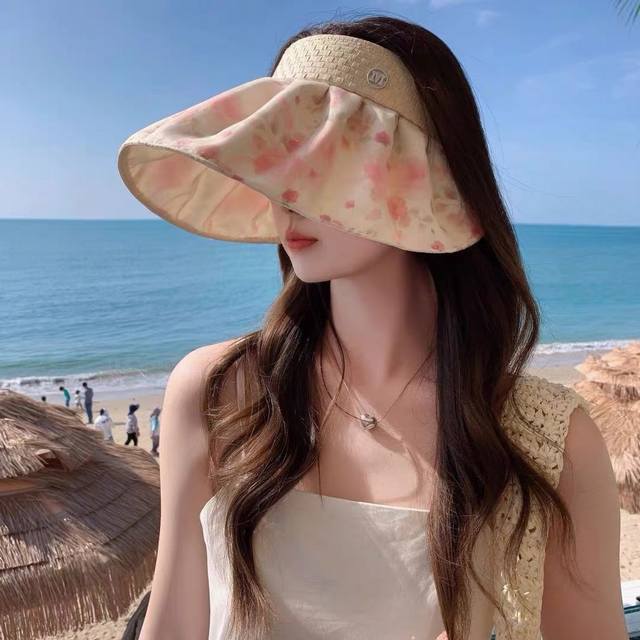 Chanel New Summer Live-Streaming Bestseller Sun Hat With Open Top, High-End Bran