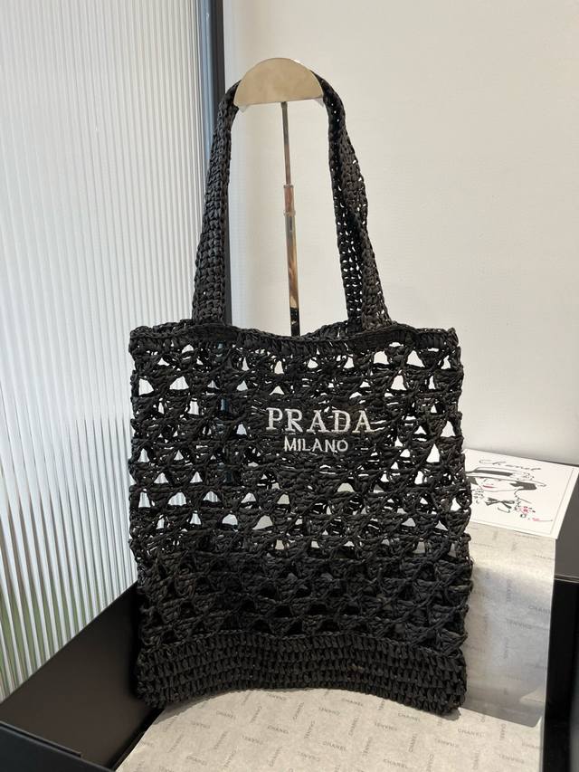 Prada New Straw Bag, Size 32