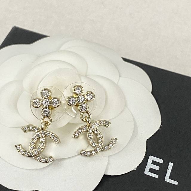 Chanel Earrings Hot-Selling New Arrival, Authentic Store Version Chan 23 Golden
