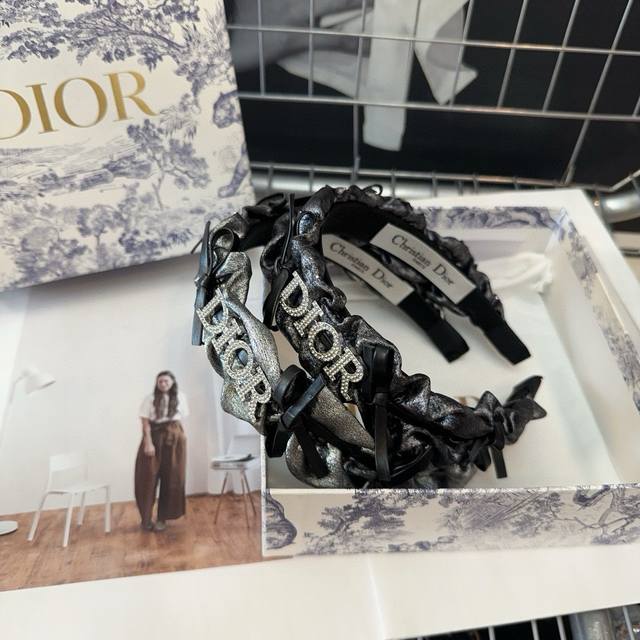 With Packaging Box Dior Dior's New Hairband, Fashionable And Versatile! Simple A