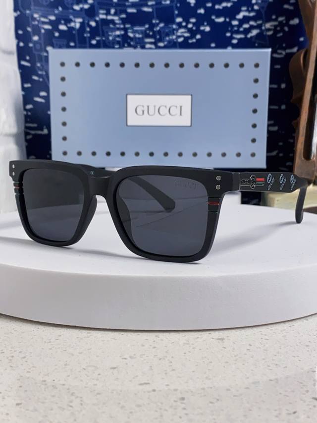 Gucci 2025 New Polarized Sunglasses For Men And Women, Minimalist Ultra-Light Fr