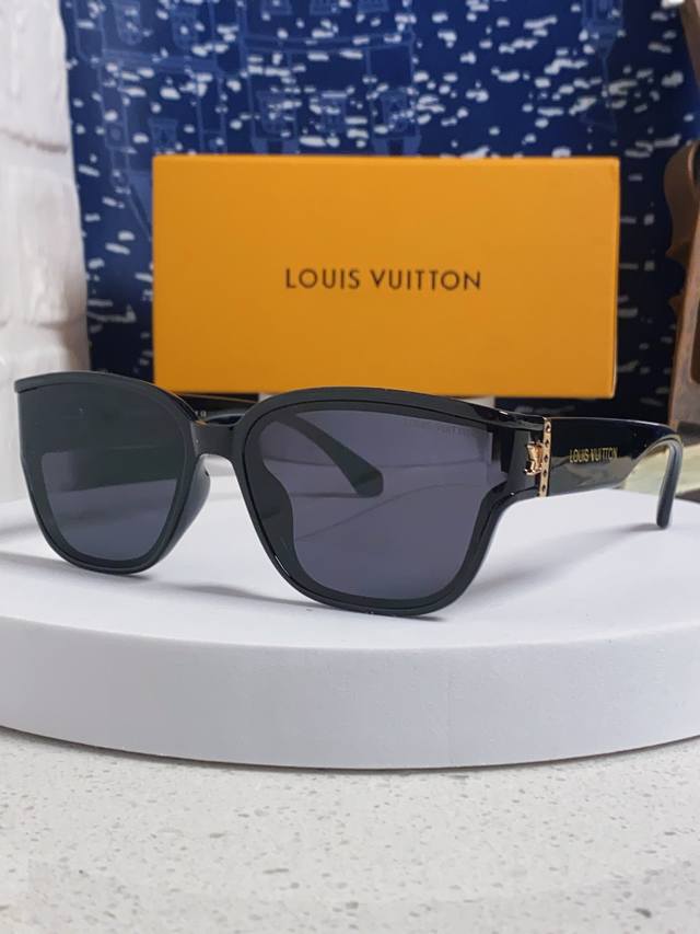 Louis Vuitton 2025 Lv New Korean-Style Sunglasses For Women With Uv Protection,