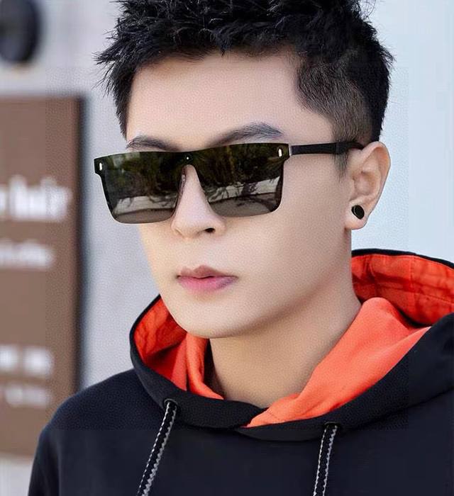 Gucci New Arrival One-Piece Driving Sunglasses, A Must-Have For Travel, Featurin