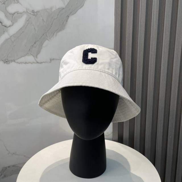 Celine New Fisherman's Hat, Exudes Luxury, Made From 100% Cotton Fabric, Lightwe
