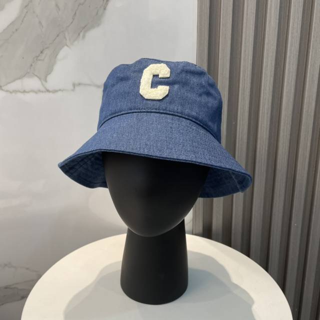 Celine New Arrival Fisherman's Hat, Premium Quality, Washed Denim Fabric, Lightw