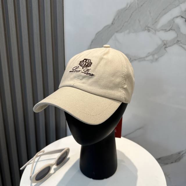 Floro Piana New High-End Linen Baseball Cap, Same As The Big Brands, Excellent Q