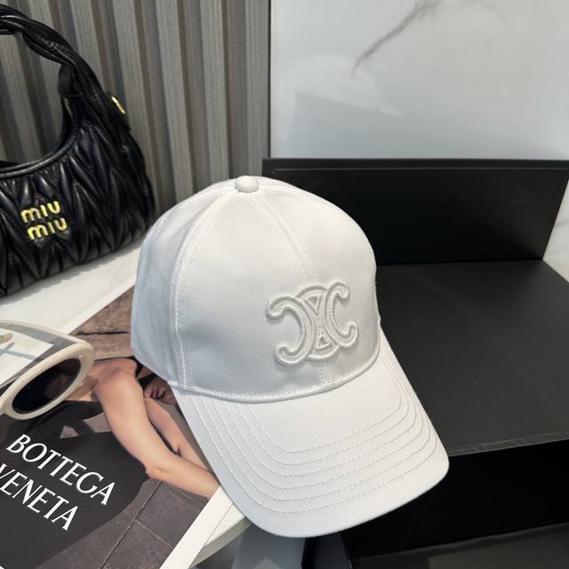 Best-Selling Celine Minimalist Lettering Celebrity-Inspired Baseball Cap, Fashio