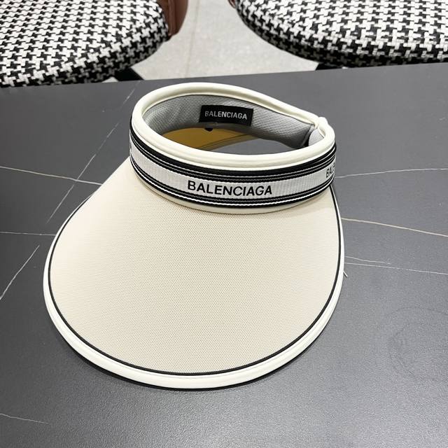 Balenciaga, 2025 New Model Open-Top Sun Hat, Best Quality, Casual And Elegant, C