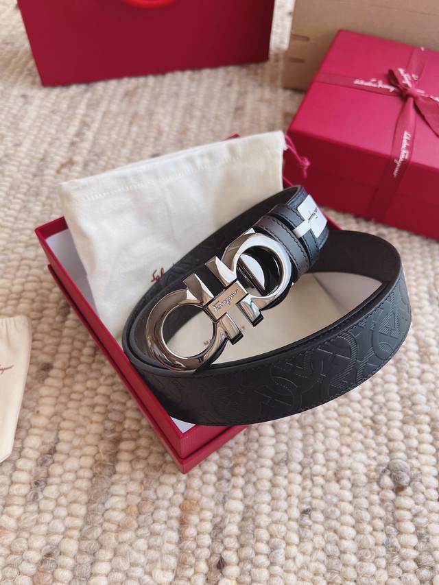 Salvatore Ferragamo Men's 3.5Cm Trending Belt - A Must-Have For Successful Men.