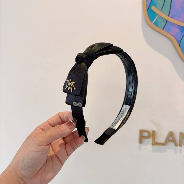 With Packaging Dior New Wide-Brimmed High-End Brand Hairband, Trending Hit With