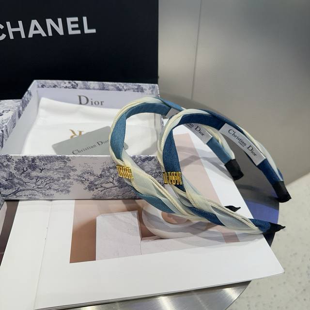 With Packaging Box Dior New Cd Hairband, Simple And Practical, Fashionable And T