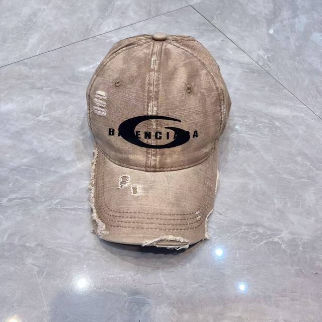 Limited Edition Paris ~ New Ripped Washed Cotton Baseball Cap, Unique And Fashio