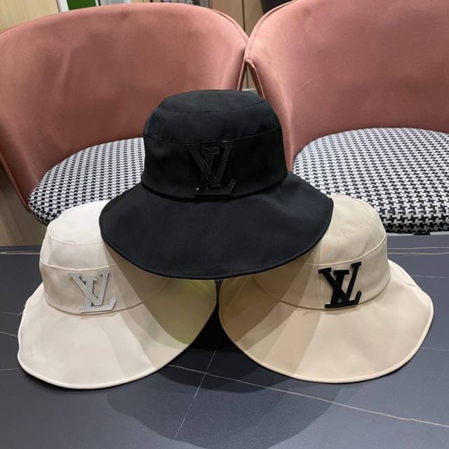 Lv Louis Vuitton New Butterfly Bow Foldable Sun Hat ~ Chanel-Style Sun Protectio