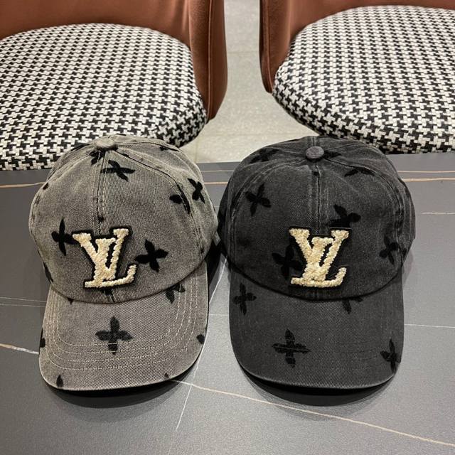 Louivuittonlv Louis Vuitton Official Store New Arrival Denim Baseball Cap, Unise