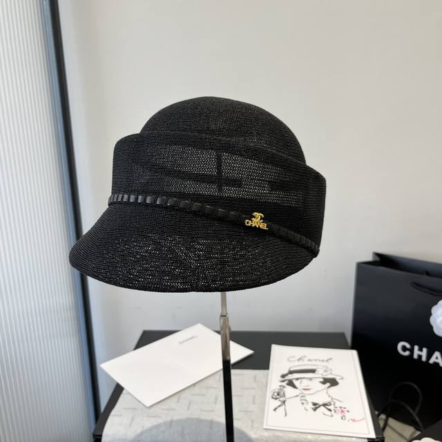 Chanel New Duckbill Military Hat, Knitted Fabric, Lightweight And Comfortable, H
