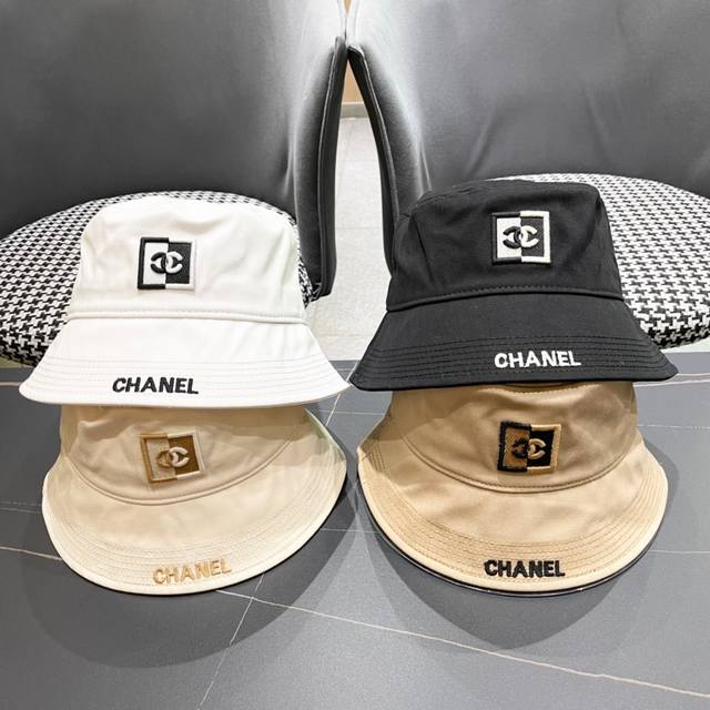 Chanel Official New Arrival Fisherman's Hat, Classic Chanel Simplicity, Fashiona