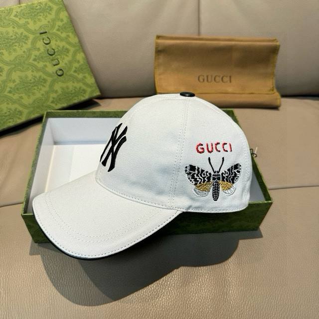 Comes With A Fabric Bag, Ny&Gucci Collaboration, Latest Original Baseball Cap, 1