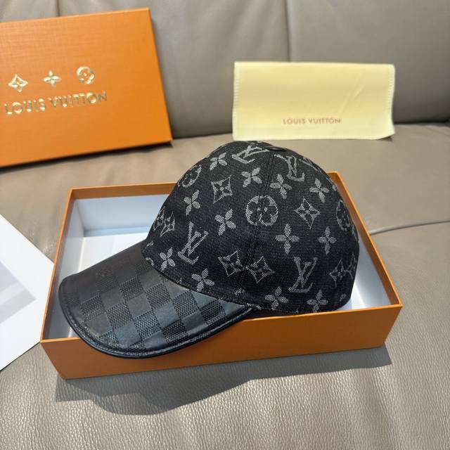 Comes With A Box And Cloth Bag, Lv Louis Vuitton New Original Baseball Cap, Leat