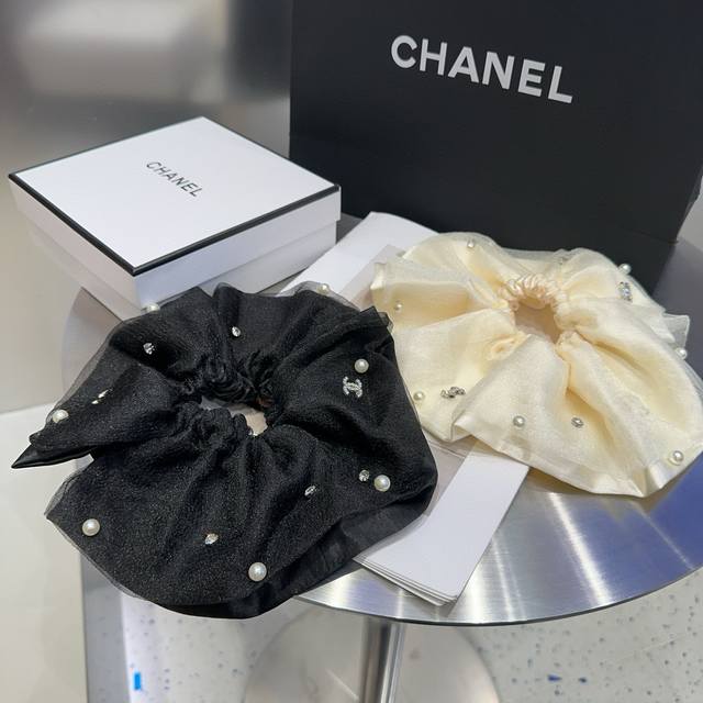 With Packaging Box Chanel Latest Small Chanel Hair Band, Elegant And Fashionable