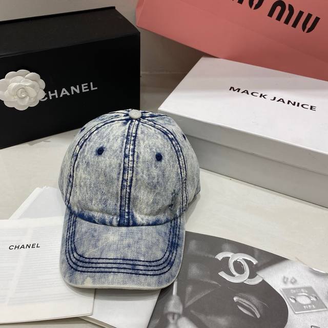 Running Quantity Ysl ~ Washed Vintage Denim Baseball Cap Newly Launched Washed D
