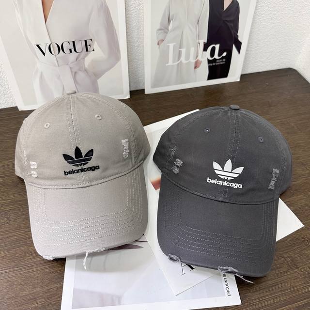 Run Volume Paris New Retro Distressed Denim Baseball Cap With Worn Design, Versa